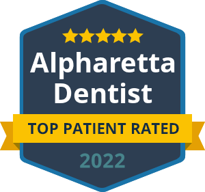 badge top rated dentist alpharetta 2022